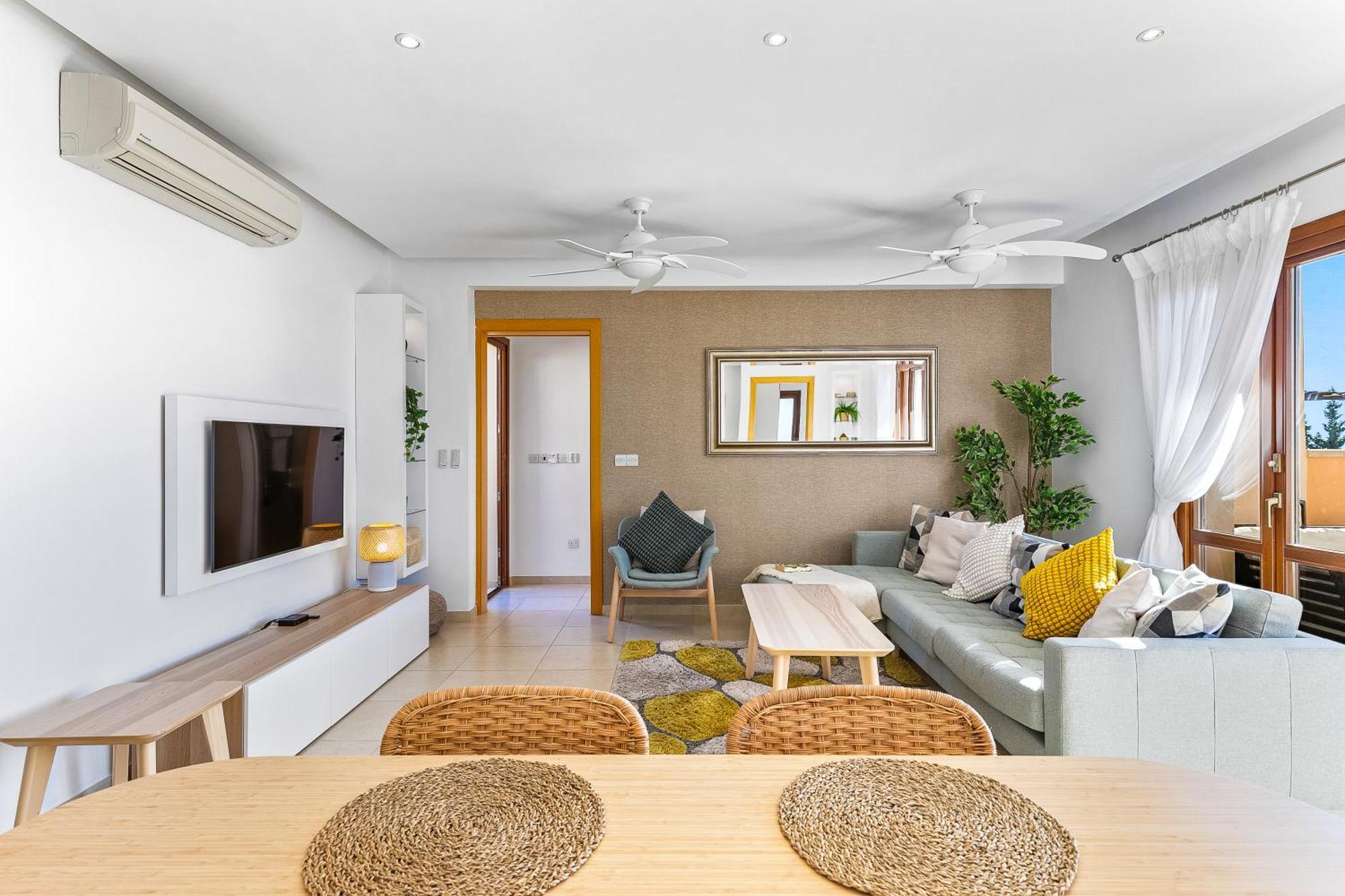 2 Bedroom Apartment Thalassa With Sea And Sunset Views, Aphrodite Hills Resort Kouklia Exterior photo